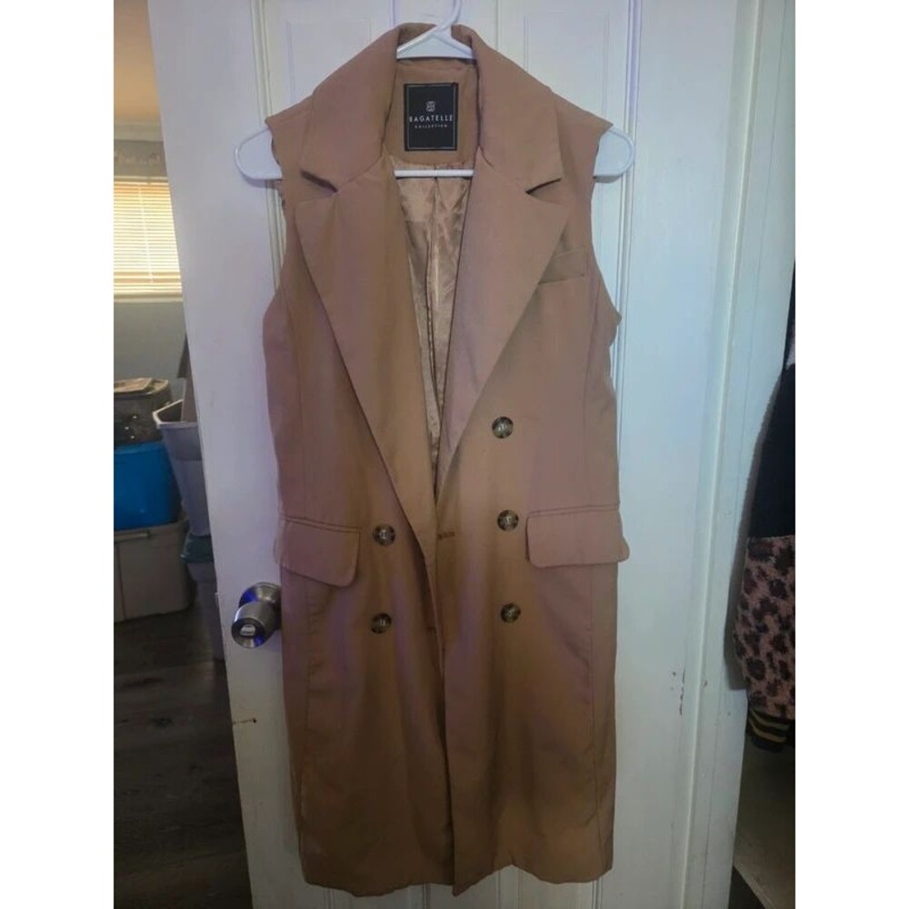 Bagatelle women's long trench-vest